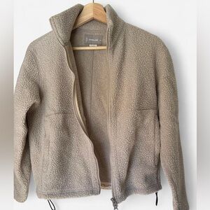 Everlane Zip Up Sherpa jacket